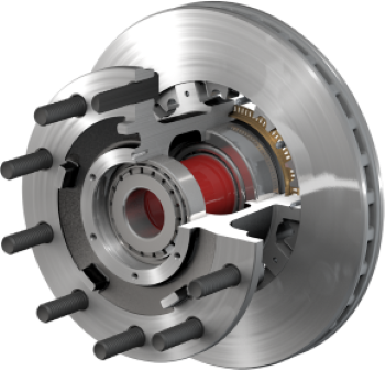 Iron PreSet Hub/Rotor FL Front Hub