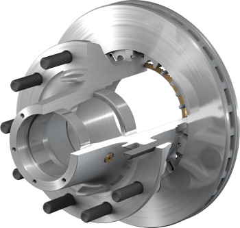 Aluminum Conventional Hub/Rotor TN Trailer Hub