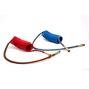 15' COILED NYLON AIR HOSE, 40" LEAD