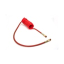 15' COILED NYLON-EMERGENCY, 14" LEAD