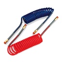 15' COILED NYLON AIR HOSE -EMERGENCY