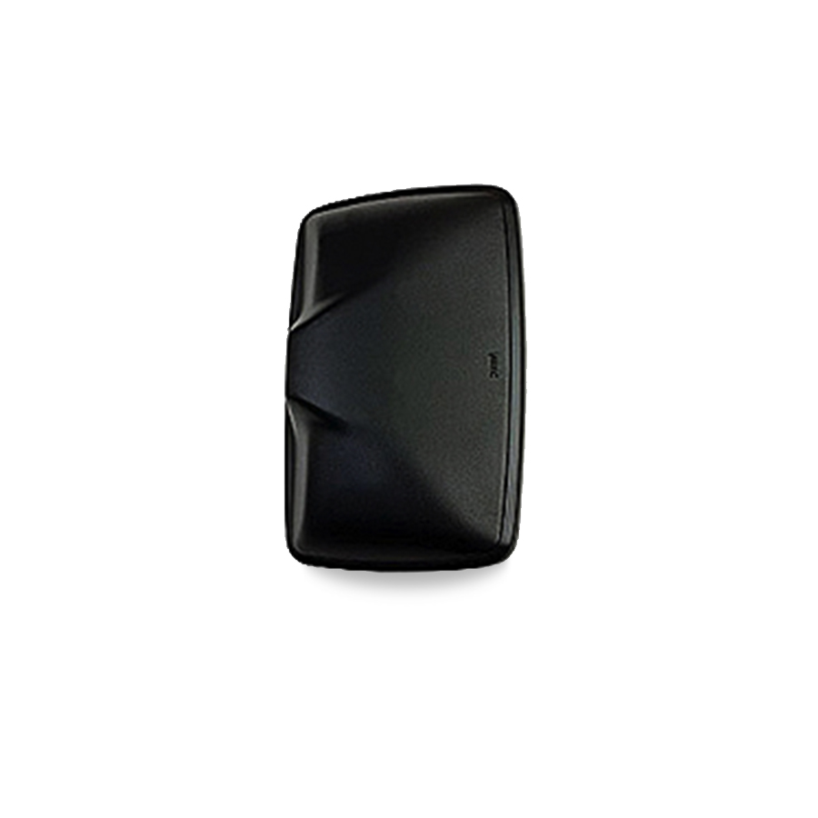 WIDE ANGLE FLAT 6.5 X 10 BLACK PLSTC