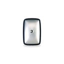 6.5X10 STUD MOUNT CONVEX BLACK