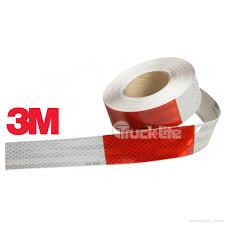 TAPE-RFLX2"RED/WHT,150'X2" WD