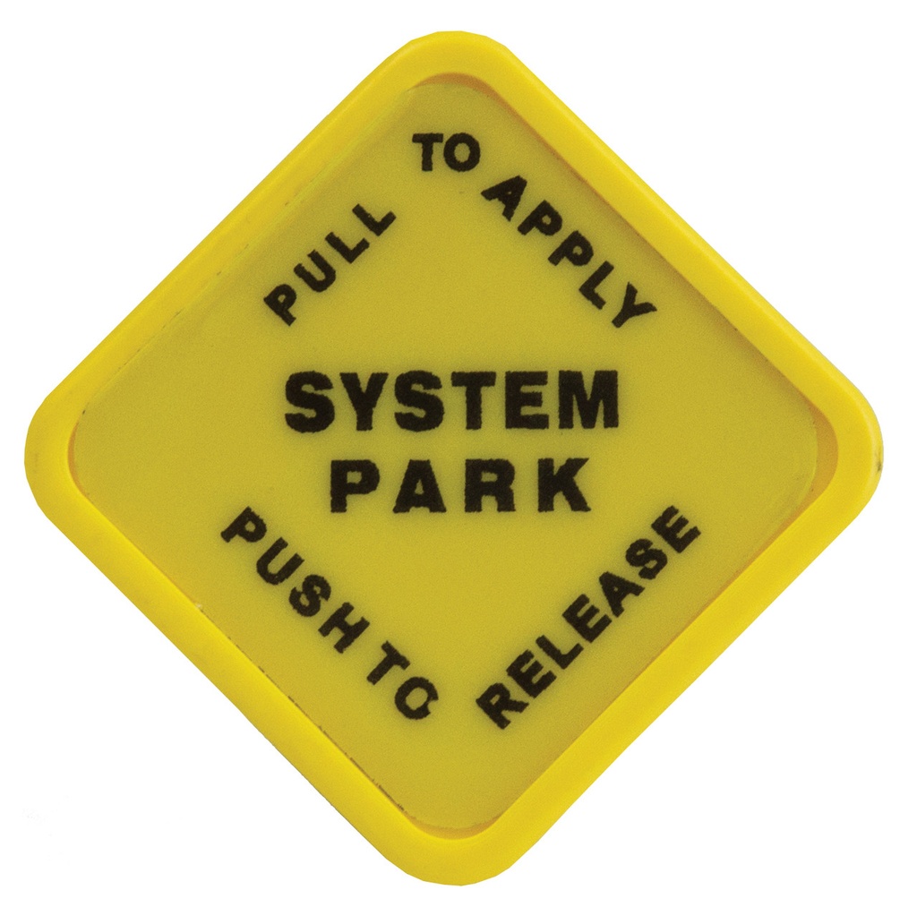 Knob Square Yellow