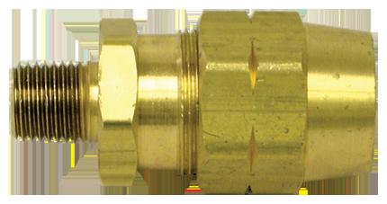 M Con.w/o Sprg, 3/8"H-3/8"Thrd