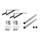 KIT, 30" (2) HALF, 3UBLT, GLVZ