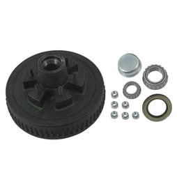 Hub & Drum Only, 655 Uses 25580/LM67048, 2600lb Capacity
